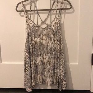 Stylestalker Snakeskin Print Strappy Back Top 6
